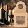 thumbnail image 2 of 25Pcs Portable Wine Box Paper Storage Case for Handheld Wine Gift Box Home Supplies, 2 of 6