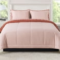 thumbnail image 6 of Mainstays Reversible Bed-in-a-Bag Comforter and Sheet Set, 7-Piece, Queen, Pink Blush, 6 of 13