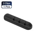 thumbnail image 2 of facefd Silicone Cable Organizer USB Cable Winder Desktop Management Clips Cable Holder, 2 of 7