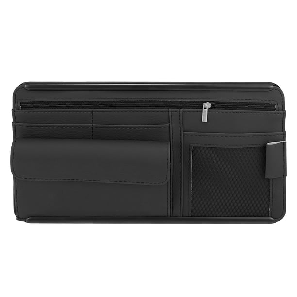 Organizador de Visera Solar para Coche Unique Bargains Negro 31x16,3cm
