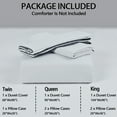 thumbnail image 5 of Duvet Cover with Pillowcase, Microfiber Reversible Soft Duvet Cover with Zipper Closure, 5 of 9