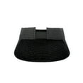 thumbnail image 2 of Time and Tru Women's Straw Visor Hat, Black, 2 of 3