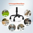 thumbnail image 4 of VEVOR Quad Walking Cane 10-Level Height Adjustable Walking Stick 4-Pronged Stable Base, 4 of 9