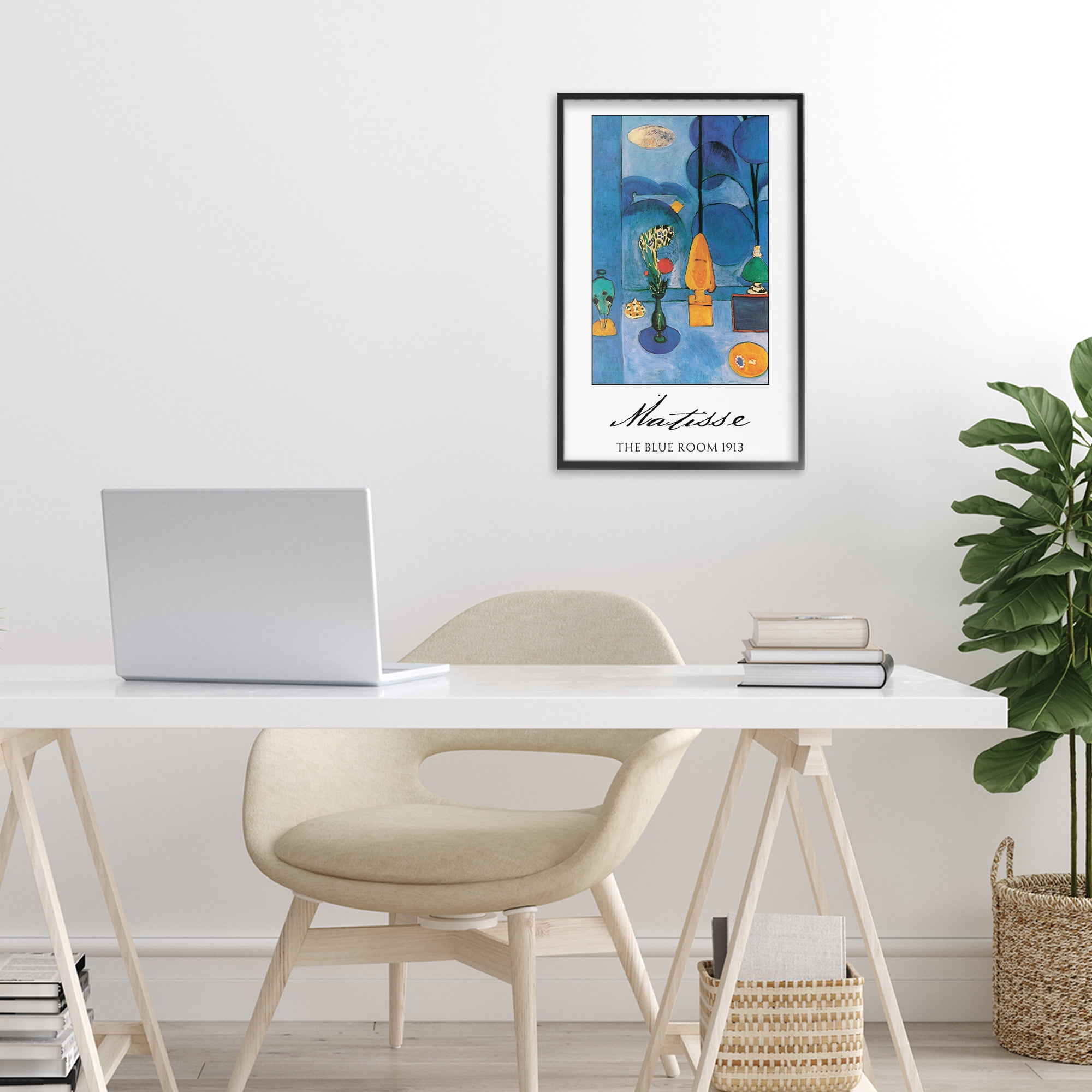 Matisse The Blue Room Black Framed Giclee Art, design by Vintage Hustle
