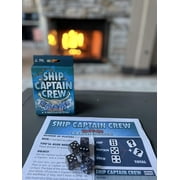 TDC Games Ship Captain Crew Dice Game for Party Favors and Family Game Night, 5 Dice, Travel Size
