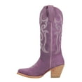 thumbnail image 2 of Women's Ferrini Quinn Leather Boots Handcrafted Snip Toe Lilac, 2 of 2