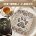 thumbnail image 7 of FOR U DESIGNS Boho Mandala Dog Paw Print Bible Cover for Women Men Lightweight Bible Carrier Tote Bag Large Capacity Protective Church Organizer Holder Bag with Handle, 7 of 7