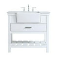thumbnail image 3 of 36 inch single bathroom vanity in white, 3 of 8
