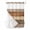 Brown, variant on No Hook Shower Curtains with Snap-in Liner Set, Farmhouse Beige Brown Waterproof Hotel Style Bathroom Shower Curtain, Vintage Wooden Striped Breathable Mesh Top Window Bath Curtains 48''x72''