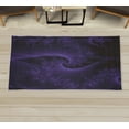 thumbnail image 1 of Abstract Decorative Rug, Digital Fractal Image with Swirling Turning Moving Floral Lines Modern Graphic, Quality Carpet for Bedroom Dorm and Living Room, 6 Sizes, Violet Blue, by Ambesonne, 1 of 1