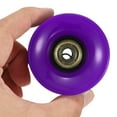 thumbnail image 4 of Unique Bargains Roues de Longboard 60mm avec Roulements ABEC-11 Roues de Rue pour Skateboards Cruiser 80A, Violet Doré Lot de 4, 4 of 4