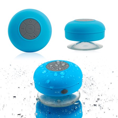 Mini Wireless Portable Shower Car Waterproof Bluetooth Handsfree Mic Speaker with Suction Cup For iPhone Tablet PC MP3 iPod