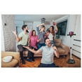 iLive Wireless Bluetooth Karaoke Stand with Microphone, LED Disco Ball