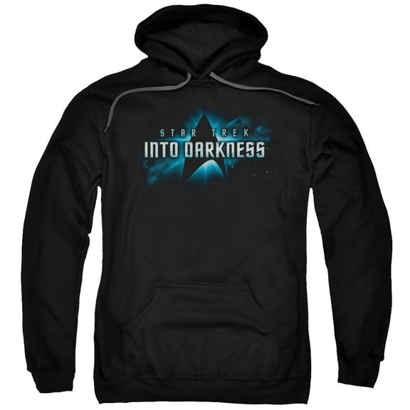 Star Trek Into Darkness Logo Adult Pullover Hoodie Sweatshirt Black