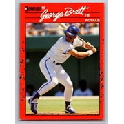 1990 Donruss George Brett Kansas City Royals #144 Baseball Card Kansas City Royals MLB BASEBALL Trading Card