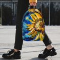 thumbnail image 2 of Disketp vintage Starry Sunflower Mochila Escolar de 15 Pulgadas, Mochila Ligera para Estudiantes, Viajes y Trabajo, Cómoda y Resistente para el Uso Diario, 2 of 6