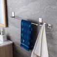 thumbnail image 2 of YIGII 16-Inch Towel Bar - Self Adhesive Bathroom Towel Holder with 2 Packs Towel Hooks, Stainless Steel Bathroom Hardware Accessory Kit, No Drilling, 2 of 5