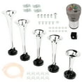 thumbnail image 5 of 5 Trumpet Air Horn with Compressor Silver Air Hornfor Any 12V Vehicles Trucks Lorrys Trains Boats Cars Vans Kit, La Cucaracha Musical Air Hornfor Vehicles, Electric Trains Horns Super Loud, 5 of 5