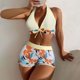 thumbnail image 1 of Mejor Belleza Mujer Traje de Baño de Moda Aumentar el tamaño 2 Piezas Tankini Tops de Bikini y Partes de Abajo Beige S, 1 of 5