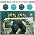 thumbnail image 2 of Hulk 3-Piece All Season Bedding Set, Comforter Set with Pillow Shams for Bedroom & Dorm Decor, Ideal Gifts for Women Men Teens Friends Family, 2 of 7