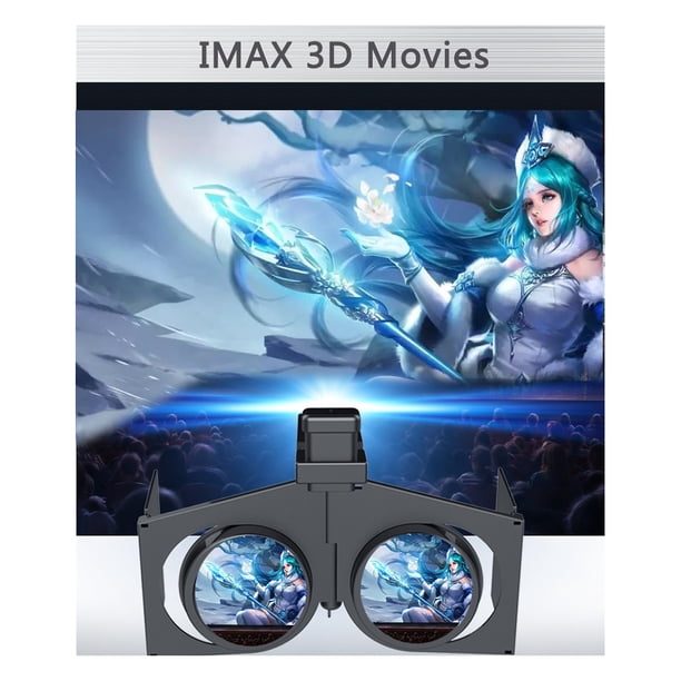 Kits de gafas de plástico 3D VR Gafas de realidad virtual VR Gafas 3D para Android/iOS