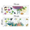 thumbnail image 4 of 130x42 Cm Bathroom Tile Sticker Fish Coral Sea Lake Wall Decoration, 4 of 4