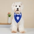 thumbnail image 4 of LShunze Dog Tuxedo Suit Wedding Bandana Collar with Bow Tie, Adjustable Formal Dog Tux, Engagement Birthday Tuxedo for Small Medium Large Dogs Pets, 4 of 8