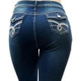 thumbnail image 3 of Jack David Womens Plus Size Skinny/Bootcut Stretch Denim Jeans Pants, 3 of 5