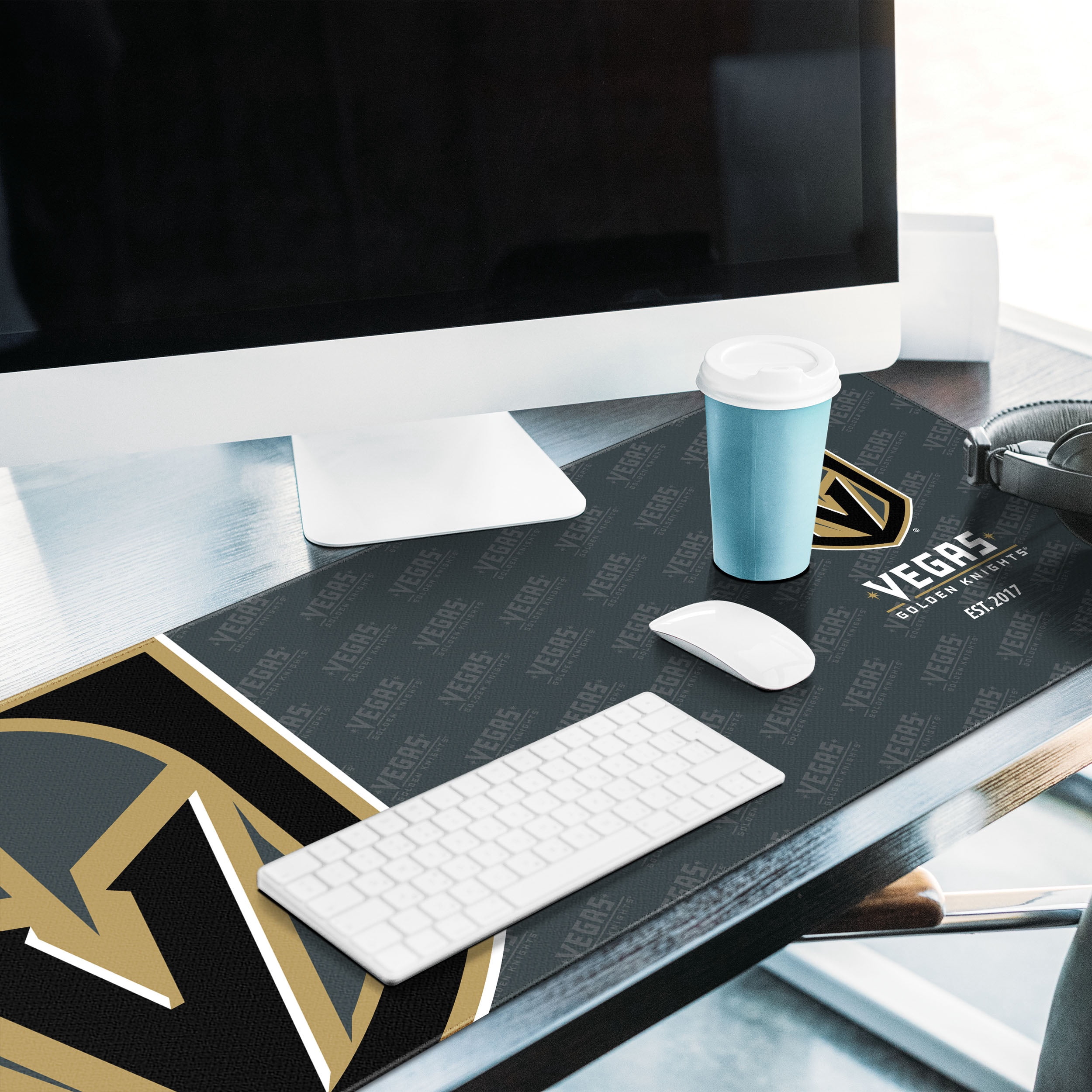 YouTheFan NHL Vegas Golden Knights Logo Series Desk Pad