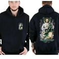 thumbnail image 5 of San Judas Tadeo Double-Sided Hoodie – Saint Jude Catholic Graphic Hoodie for Men & Women, Religious Devotion Pullover, 5 of 7