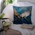 thumbnail image 3 of Carolines Treasures MW1135PW1414 Pelican Go For It Canvas Fabric Decorative Pillow  14Hx14W multicolor, 3 of 4