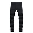thumbnail image 4 of Mens New Fashion Elastic Personality Stretch Ripped Personality Denim Trousers, 4 of 9