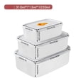 thumbnail image 6 of EUDIDV Leakproof Refrigerator Storage Sealed Preservation Box Set Food Storage Box Can Be Heated In A Microwave Oven, Lunch Box, Meat Special Box, 3-piece Set Leakproof Food Box, 6 of 6