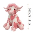 thumbnail image 2 of 20 Inch Jumbo Pink Cow Plush with Soft Fur: Cute Highland Cow Stuffed Animal for Valentines, 2 of 6