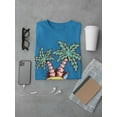 thumbnail image 3 of Island W Palm Trees T-Shirt Men -Smartprints Designs, Male Small, 3 of 4