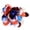 BLUE D, variant on Patriotic Star Hair Clips – 3pc Red White Blue Hairpins, Carnival Confetti Tinsel, Independence Day Accessory