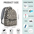 thumbnail image 2 of Botanical Flower Pattern Students Backpack Fashion School Backpack with Rustic Aesthetic, Adjustable Strap, Lightweight and Wear-Resistant for Student & Student, 2 of 5