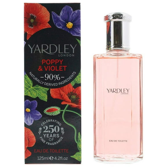 Yardley Of London Ladies Poppy and Violet EDT Spray 4.2 oz Fragrances 5056179301191