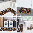 thumbnail image 5 of Halloween Ghost Pumpkin Medley Pattern Kitchen Rugs Sets Of 2,Anti Fatigue Kitchen Mat Rugs Non Slip Washable,Decorative Kitchen Floor Mats for Kitchen,Sink,Laundry,17"x30"+17"x47", 5 of 7