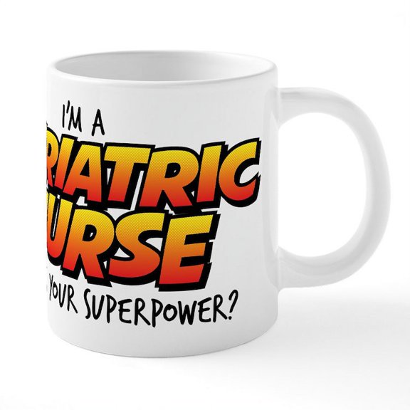 CafePress - I'm A Geriatric Nurse What' - 20 Oz White Ceramic Mega Mug