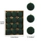 thumbnail image 3 of xihome Juego de 12 adornos navideños de terciopelo flocado, bolas colgantes de plstico de 8 cm para decorar el rbol de Navidad., 3 of 6