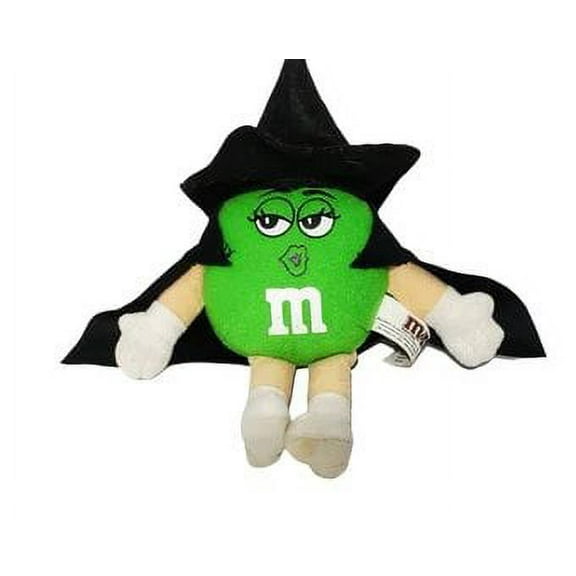 Witch M&m Green 7" Plush Soft Stuffed Animal Doll New