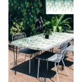 thumbnail image 3 of Eucalyptus&nbsp;Leaves Rectangle Tablecloth, Waterproof Elastic Fitted Table Covers for 3 Foot Tables, 24x36inch Decorative Tablecloths for Picnic, Camping, Outdoor, Seasonal Botanical Branches Vines, 3 of 6