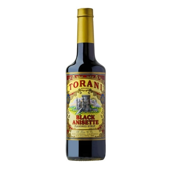Torani Black Anisette Syurp 750ml, Single Pack