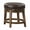 Brown, variant on Round Stools with 360-degree Swivel and Nailhead Trim / Fit for Dining Room Use