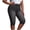 Black, variant on Qiopertar Women's Casual High Waisted Printed Pants with Pockets Stretchy Elastic Waist Slim Fit Capri Jeggings Imitation Denim Non-Denim Fabric Comfortable Walking Pants, Sky Blue M