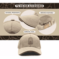 thumbnail image 3 of Gorra De Béisbol Cómoda Para Deportes Al Aire Libre Cafe, 3 of 3