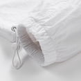 thumbnail image 5 of GUZOM Mens Oversized Hooded Windbreaker Jacket Lightweight Nylon Spandee Water Resistant Streetwear Zippered Pockets White XS-XXXXL,Size 3XL, 5 of 8
