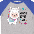 thumbnail image 4 of Inktastic Nonna Loves Me- cute and happy llama Boys or Girls Toddler T-Shirt, 4 of 5