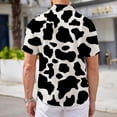 thumbnail image 3 of Mens Funny Hawaiian Shirts 3D Graphic Button Down Short Sleeve Tropical Holiday Beach Aloha Shirt, 3 of 5